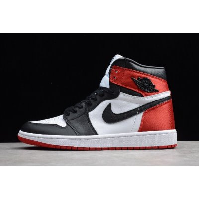 Nike Air Jordan 1 High Aj1 Satin Siyah Basketbol Ayakkabısı Türkiye - ECS9WPML